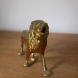 Vintage brass lion