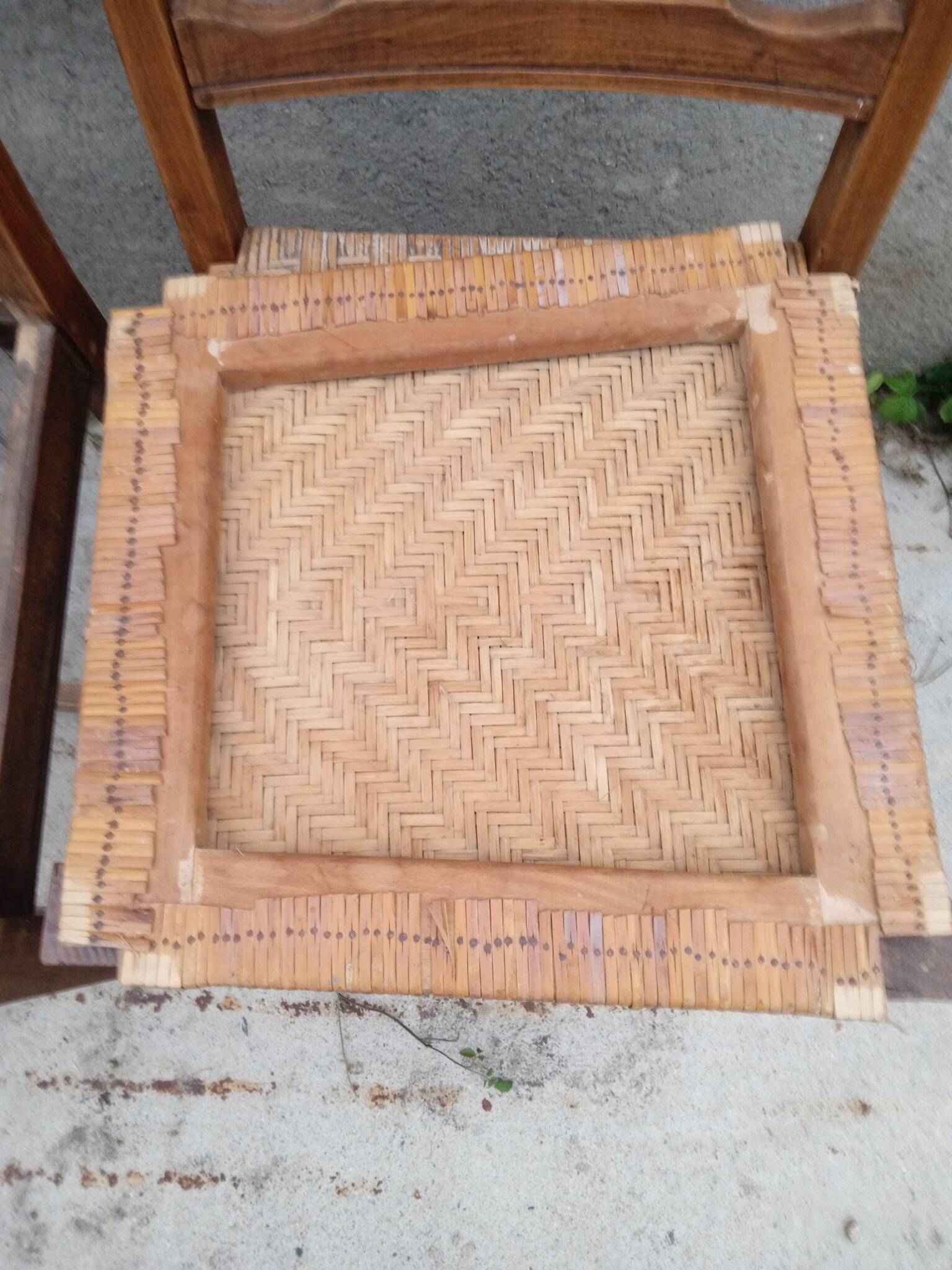 4 oak chairs