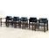 Mid century leather safari armchairs, 1960s