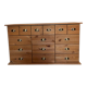 Apothecary drawer cabinet