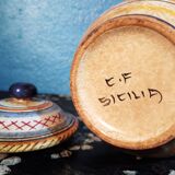 Ceramic pot Sicily 1960s