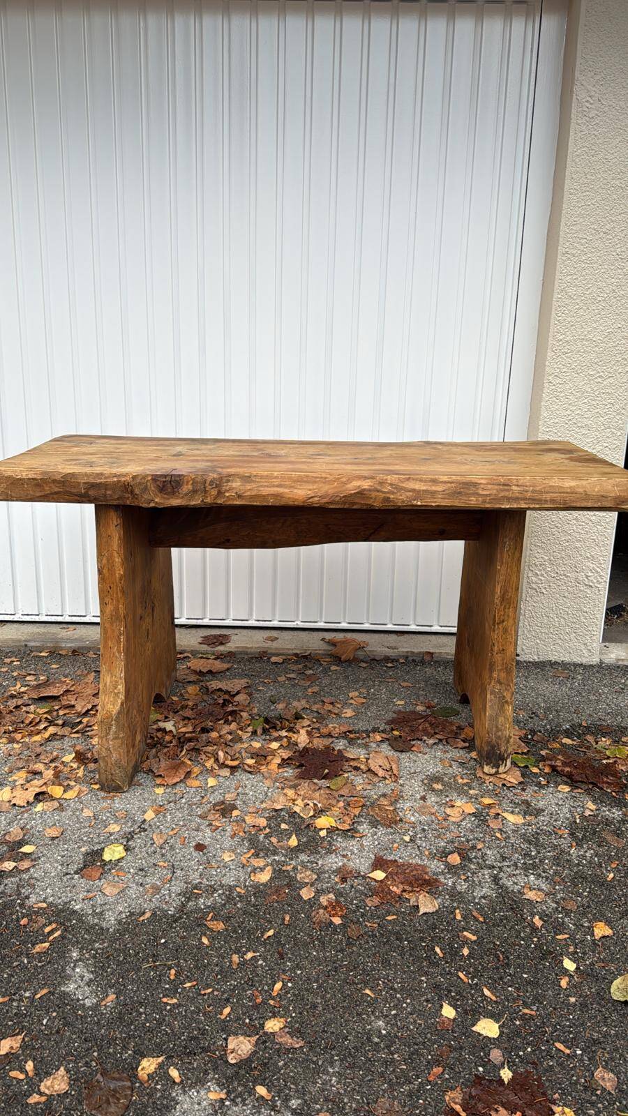 Sturdy wooden table