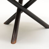 Plataan dining table by Gerard Geytenbeek for Zwijnenburg Meubel, Netherlands 60s.