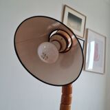 Scandinavian articulated pine lamp