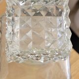 Glass whisky decanter model crosses