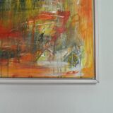 Contemporary painting "A City - II", oil on canvas by Mette Birckner, 2005