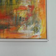 Contemporary painting "A City - II", oil on canvas by Mette Birckner, 2005