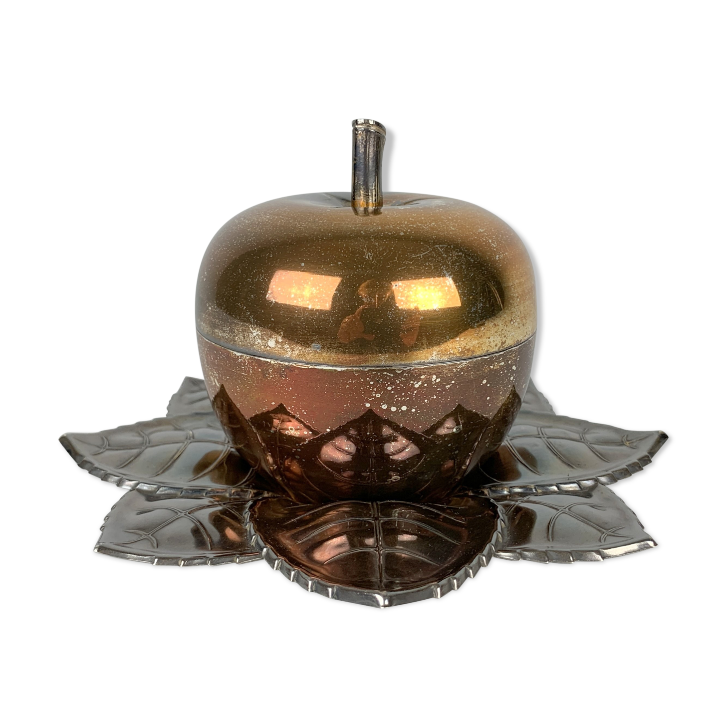 Vintage  Apple Shapped Mini-bar / Container, 1950's