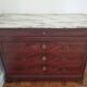 Commode Louis Philippe en acajou et plateau marbre