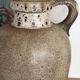 Very large glazed ceramic lamp W. Germany