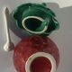 Slurry strawberry jam jar