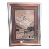 Art Deco Ink Drawing 1930 Framed