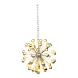 Vintage chrome sputnik chandelier, 1960s