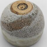 Trilogie de tasses ou gobelets japonisants de la céramiste danoise Gutte Eriksen technique de RAKU
