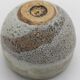 Trilogie de tasses ou gobelets japonisants de la céramiste danoise Gutte Eriksen technique de RAKU
