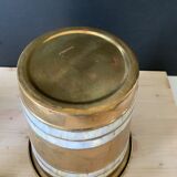 Brass and mother-of-pearl champagne bucket