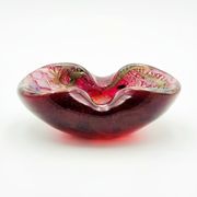 Vintage Murano Glass Bowl by Dino Martens for Aureliano Toso, 1950s