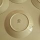 12 assiettes plates moucheté noir manufacture Chantilly France