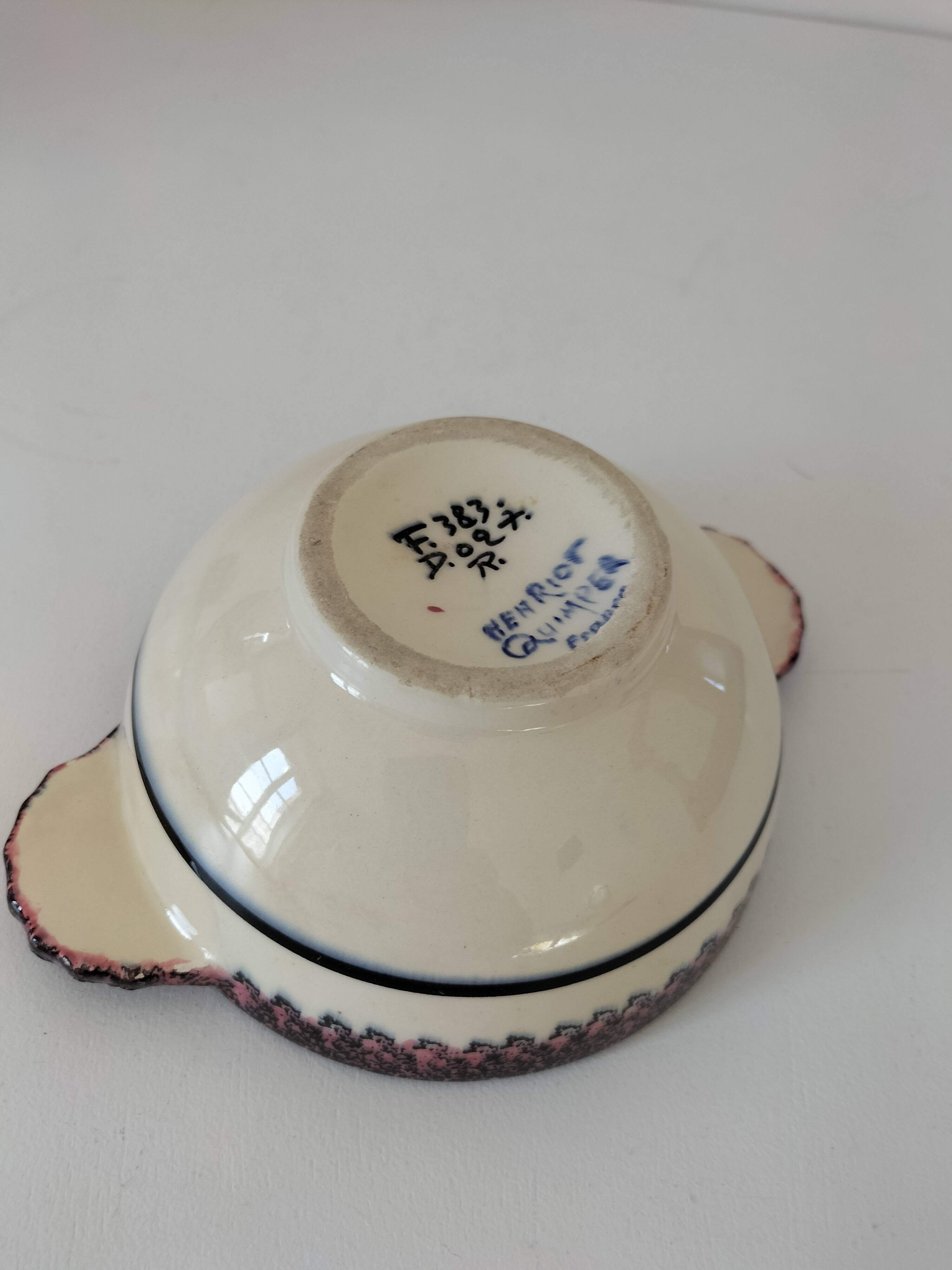 Henriot Quimper ear bowl