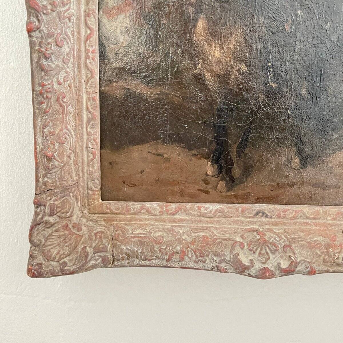 Eugene Delacroix, French Lieutenant on Horseback Leading a Bedouin Cavalry, 1830, Oil on Canvas