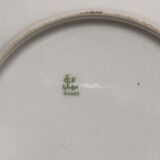 Set of 7 vintage dessert plates, butterfly pattern