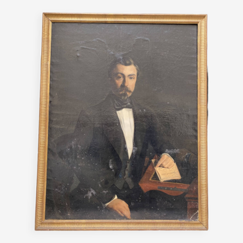 Large 19th century portrait