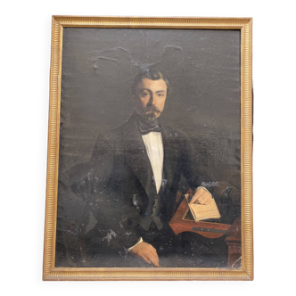 Large 19th century portrait
