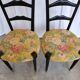 Vintage Paolo Buffa Chiavari Chairs: Mid-Century Modern Ladder Back Dining