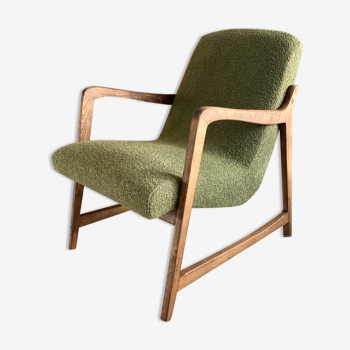 Original mid-century polish chair "type 364" from late 50s. Designed by Barbara Fenrych-Węcławska