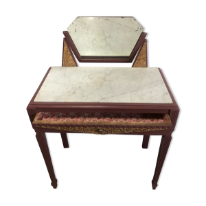 coiffeuse art deco bordeaux
