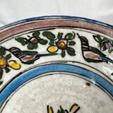 Qadjar, siliceous ceramic plate Persia Iran 18th century