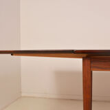 Scandinavian extendable rosewood dining table - 1960