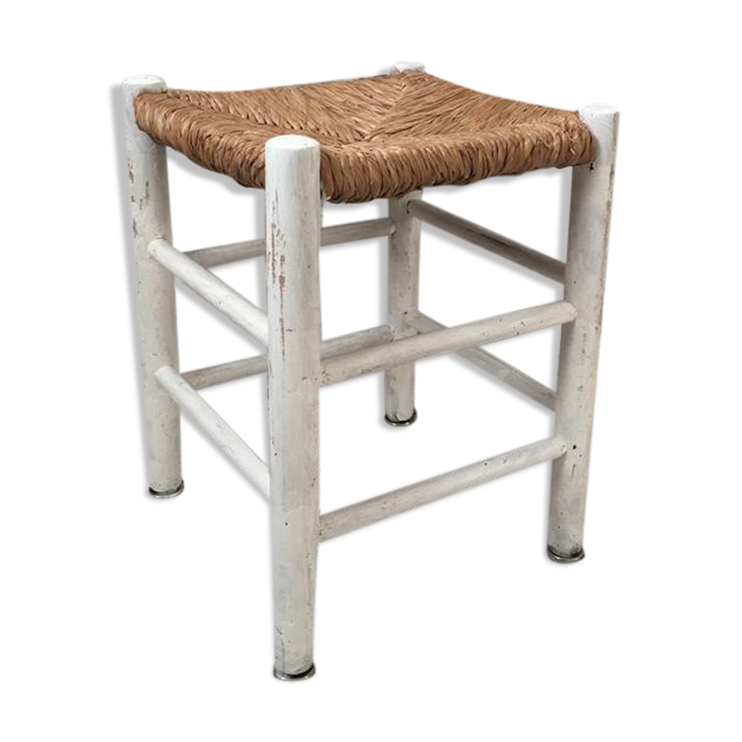 Stool straw sitting bohemian