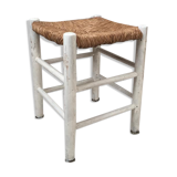 Stool straw sitting bohemian
