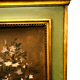 Louis XVI style trumeau in XX century patinated wood