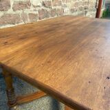 Alsatian farm table in vintage walnut 1850s
