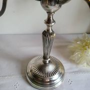 Silver-plated metal candelabrum chandelier SNPA with 4 lights