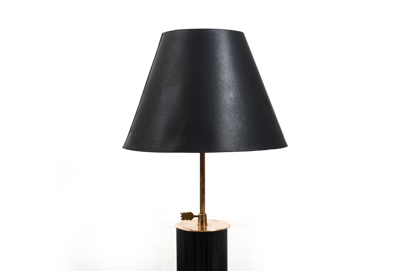 Fine Danish Bakelite and Brass Table Lamp 1930s