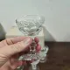 Set of 6 crystal digestif glasses from Saint Louis Trianon.
