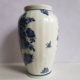 Petit vase de Delft bleu peint à la main