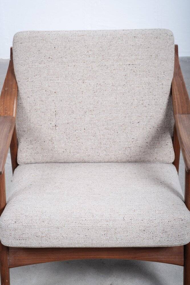 Fauteuils en teck par H. Brockmann-Petersen pour Randers Møbelfabrik, années 1960, ensemble de 2