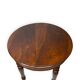 Table ronde italienne en noyer, années 1900