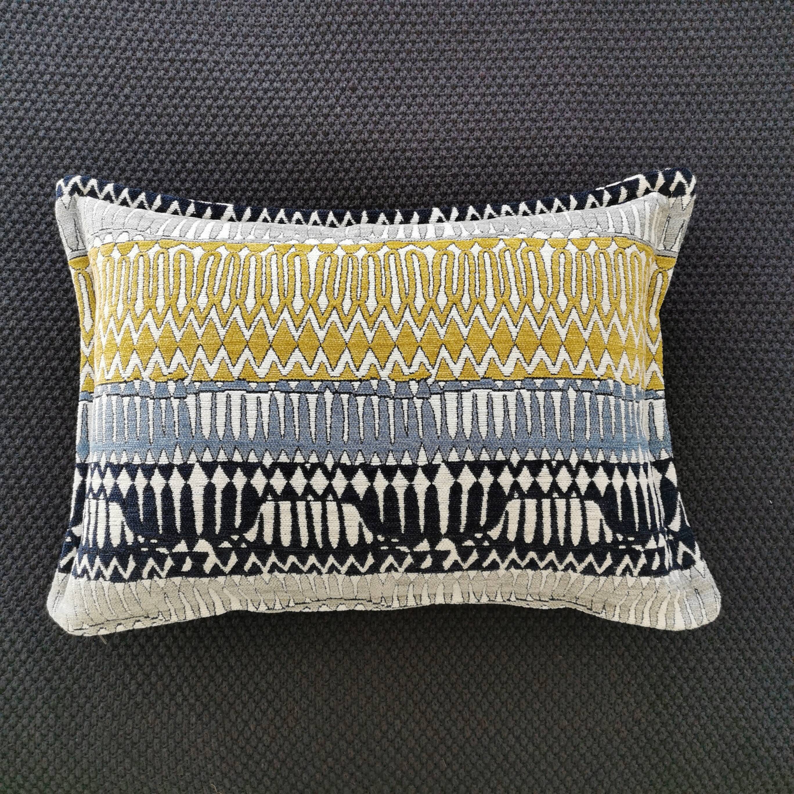 Ethnic velvet cushion