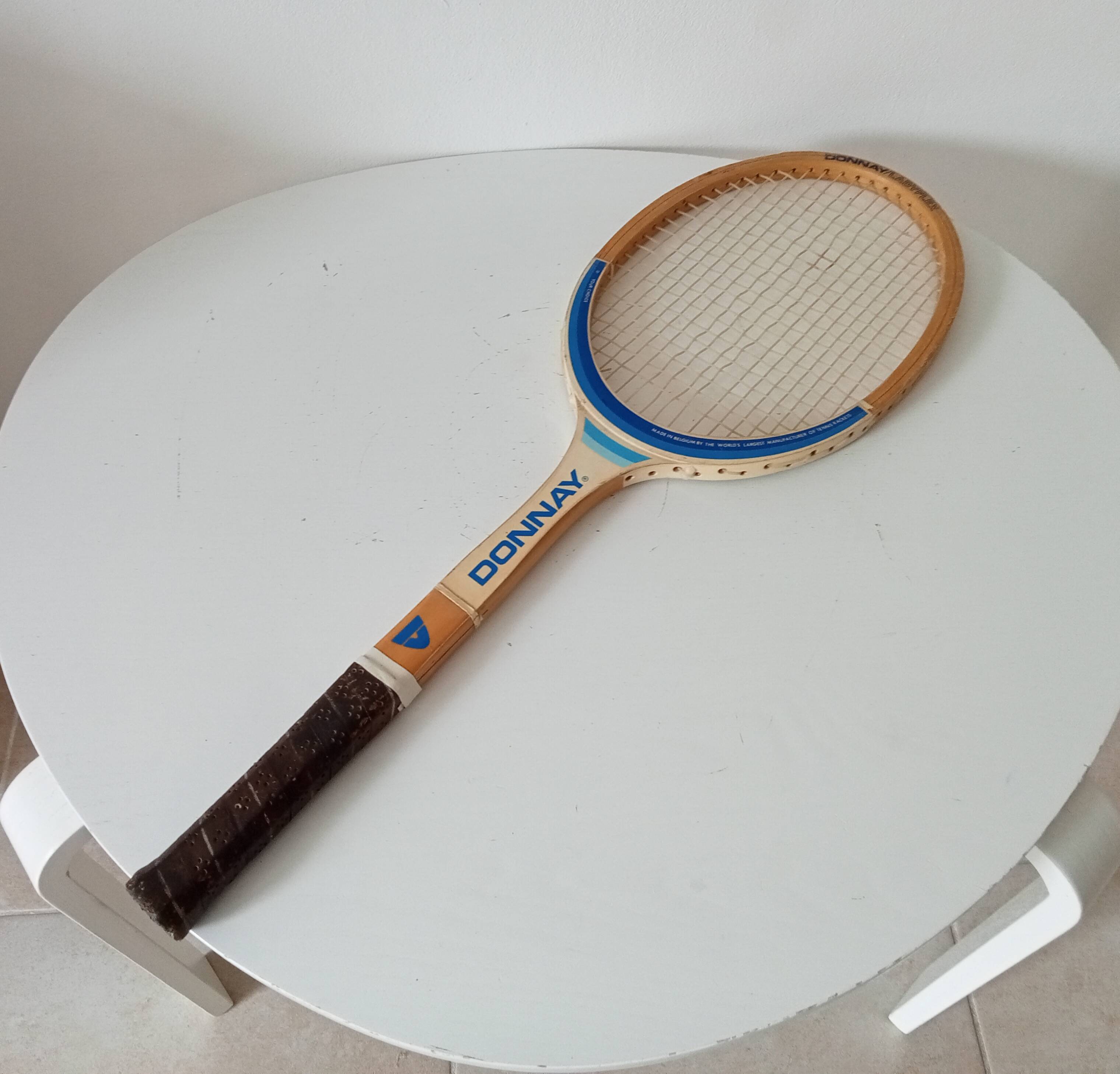 Vintage wooden tennis racket Donnay Ladyflex