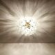 1 of 2 Amazing Golden Bubble Glass Flush Lamps by Doria