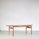 Table basse par Ib Kofod Larsen, Fröschen Sitform, Allemagne 1960