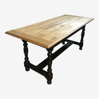 Oak farmhouse table