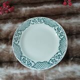 Assiette à dessert Digoin et Sarreguemines 