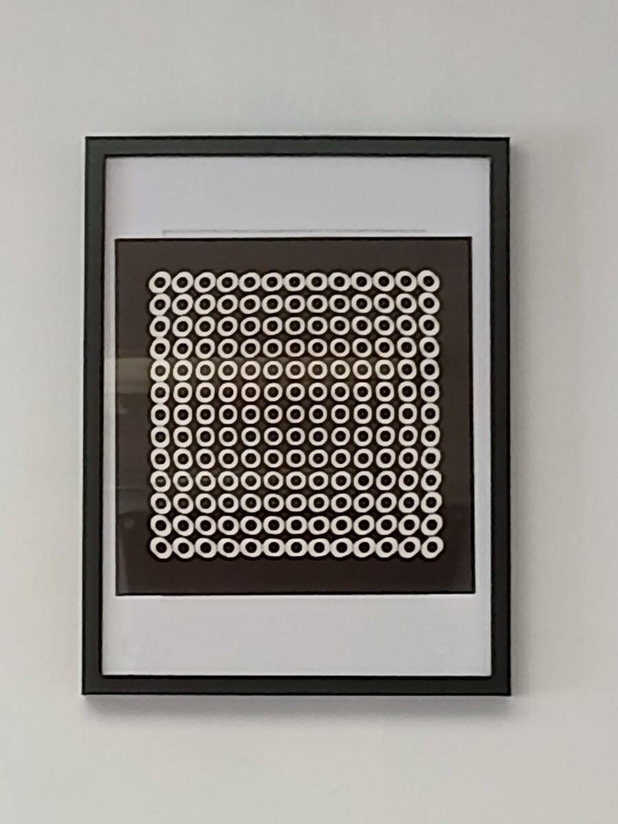 Victor Vasarely deep kinetic screenprint 1973 A2