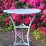 Iron garden coffee table / pedestal table